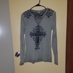 Affliction long sleeved